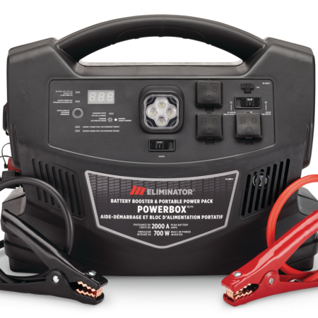 MotoMaster Eliminator PowerBox® Portable Power Pack & Battery Booster/Jump Starter, 2000 Peak Amps, 700W