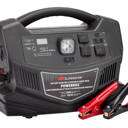 MotoMaster Eliminator PowerBox® Portable Power Pack & Battery Booster/Jump Starter, 2000 Peak Amps, 700W