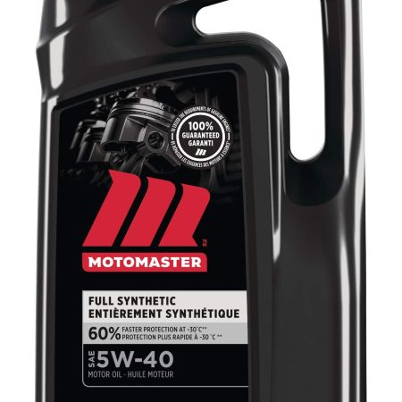 MotoMaster 5W40 Synthetic Engine/Motor Oil, 5-L