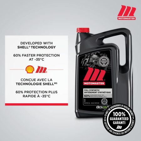 MotoMaster 10W30 Synthetic Engine/Motor Oil, 5-L