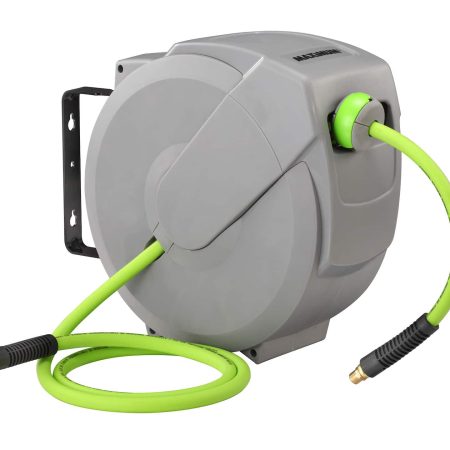 MAXIMUM Air Hose Reel with Hybrid Hose, 50-ft