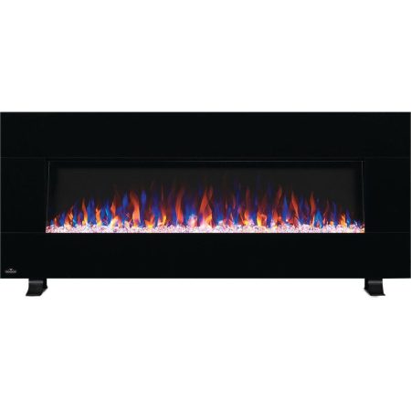 Napoleon Wall Mount Electric Fireplace With Bluetooth, 50-in, 1500W, Includes Remote Control, Black