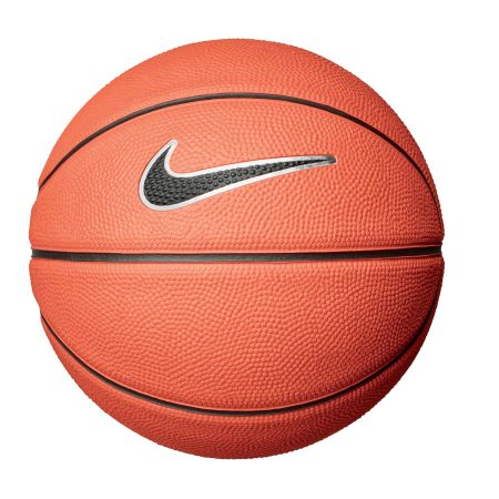 Nike Skills Mini Kids' Indoor/Outdoor Rubber Basketball, Size 3 (22.5-in), Amber/Black/White