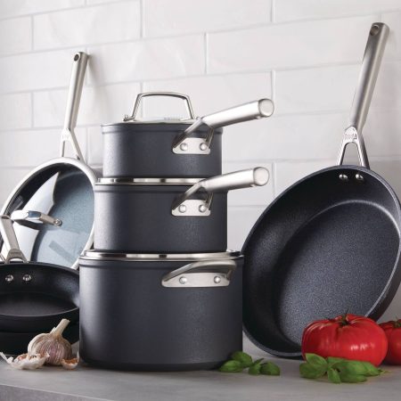 Ninja™ Foodi™ NeverStick™ Premium Cookware Set, PFOA Free, Black, 10-pc