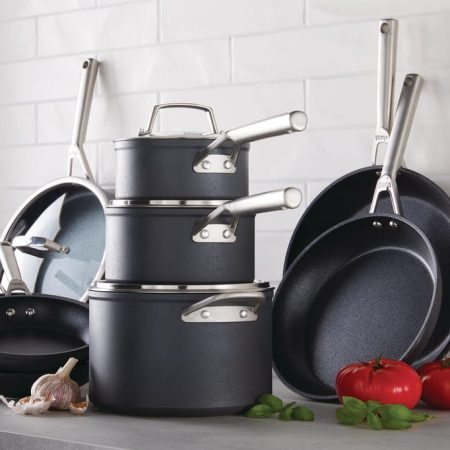 Ninja™ Foodi™ NeverStick™ Premium Cookware Set, PFOA Free, Black, 10-pc