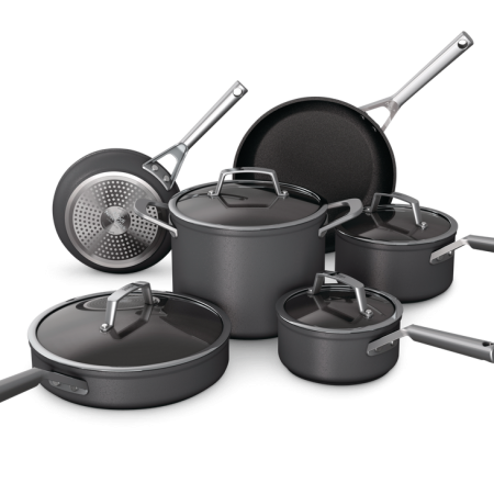 Ninja™ Foodi™ NeverStick™ Premium Cookware Set, PFOA Free, Black, 10-pc