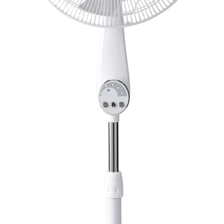 NOMA Oscillating Pedestal/Stand Fan with Remote Control & Adjustable Height, 5-Speed, 16-in