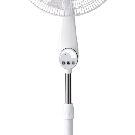 NOMA Oscillating Pedestal/Stand Fan with Remote Control & Adjustable Height, 5-Speed, 16-in