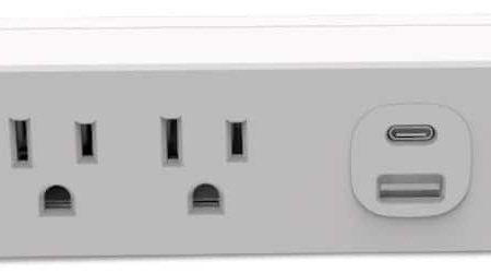 NOMA 2-Outlet Power Bar with USB-A & USB-C Charging Ports