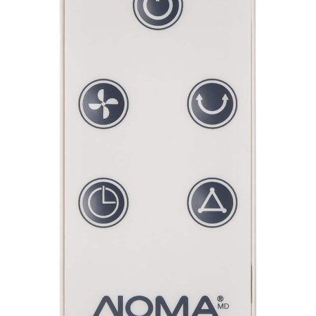 NOMA Oscillating Tower Fan w/Remote Control, 3-Speed, White, 46-in