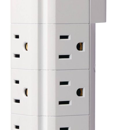 NOMA 9-Outlet 2 USB-A Swivel Wall Block