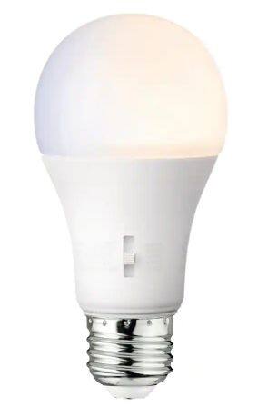 NOMA A19 LED Wattage Select Light Bulb, 3 Wattages to Choose From