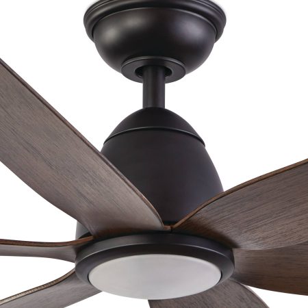 NOMA Addison 6- Blade 6- Speed Indoor Ceiling Fan with DC Motor & Remote, 56-in, Matte Black