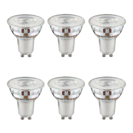 NOMA PAR16 GU10 Base Dimmable LED Flood Light Bulbs, 400 Lumens, Soft White, 50W, 6-pk