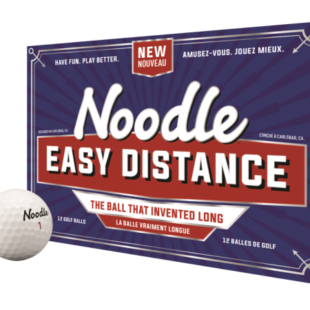 TaylorMade Noodle Easy Distance Golf Balls, Long, 12-Pack, White