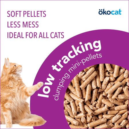 Okocat Low Tracking Clumping Cat Litter, 6.3- 6.7 kg