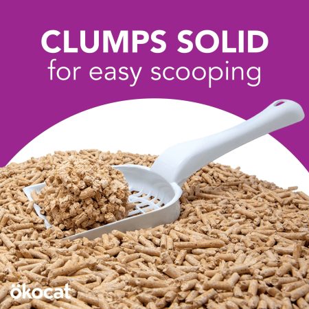 Okocat Low Tracking Clumping Cat Litter, 6.3- 6.7 kg