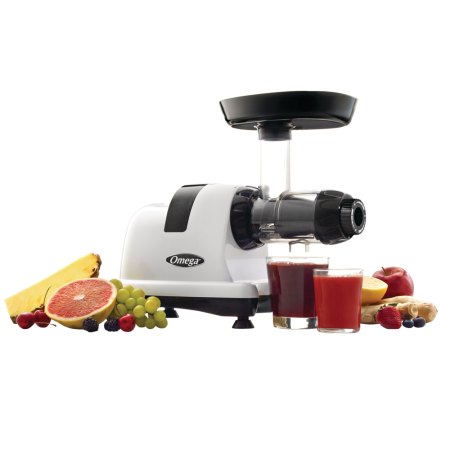 Omega Juicer, Horizontal & Slow, Stainless Steel, 150W, 4 Cups