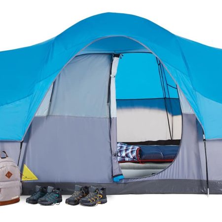 Outbound 3-Season, 12-Person Camping Dome Tent w/ Rain Fly & Carry Bag