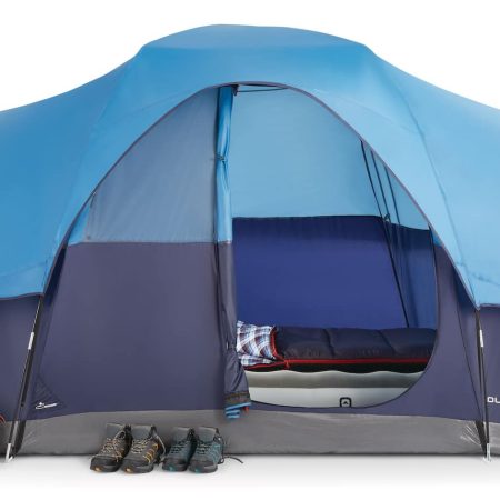 Outbound 3-Season, 8-Person Camping Dome Tent w/ Rain Fly & Carry Bag