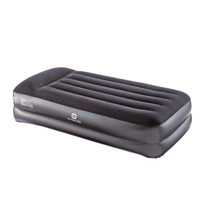 Outbound Twin Double-High Inflatable Air Mattress with Built-In Pump & Pillow