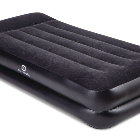 Outbound Twin Double-High Inflatable Air Mattress with Built-In Pump & Pillow