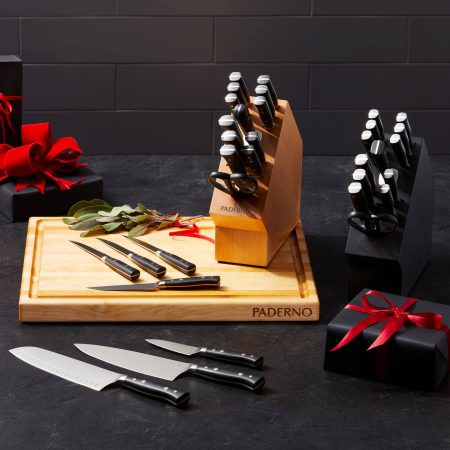 PADERNO Highland Stainless Steel Knife Block Set, 14-pc