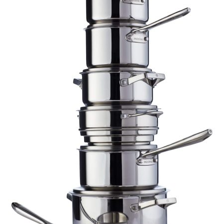 PADERNO Canadian Signature Stainless Steel Cookware Set, Dishwasher & Oven Safe, 13-pc