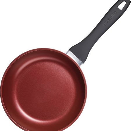 PADERNO Classic Frying Pan PFOA-Free Non-Stick, Maroon, 20cm