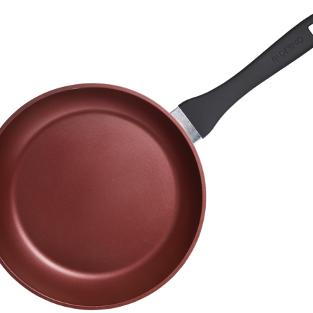 PADERNO Classic Frying Pan, PFOA-Free, Non-Stick, Maroon, 26cm