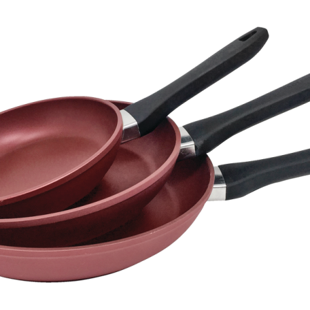 PADERNO Classic Frying Pan, PFOA-Free, Non-Stick, Maroon, 26cm