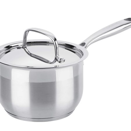 PADERNO Classic 18/10 Stainless Steel Saucepan, PFOA-Free, Dishwasher & Oven Safe