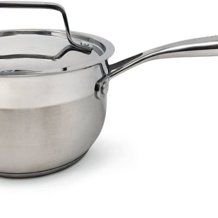 PADERNO Classic 18/10 Stainless Steel Saucepan, PFOA-Free, Dishwasher & Oven Safe