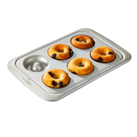 PADERNO Professional Non-Stick Donut Pan, 6-Cup