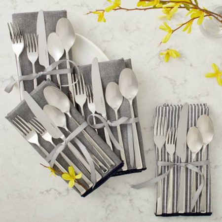 PADERNO Laurier 20pc Stainless Steel Flatware Set, Serves 4