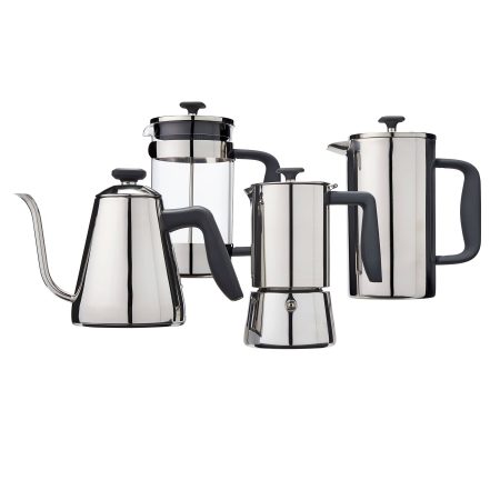 PADERNO 8 Cup Glass and Stainless Steel French Press Coffee Maker