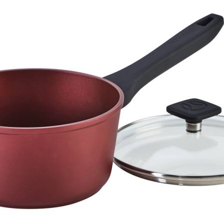 PADERNO Classic Saucepan, PFOA-Free, Non-Stick, Maroon