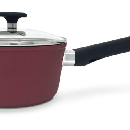 PADERNO Classic Saucepan, PFOA-Free, Non-Stick, Maroon