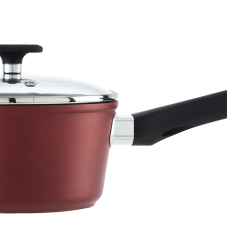 PADERNO Classic Saucepan, PFOA-Free, Non-Stick, Maroon