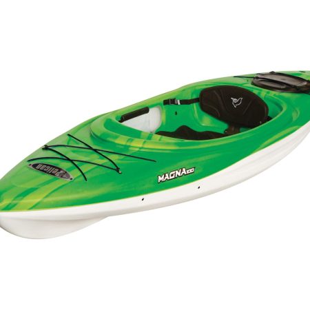 Pelican Magna 100 Packaged 1-Person Kayak with Paddle, Lime, 10-ft