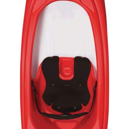 Pelican Summit 100X Sit-in 1-Person Kayak, Fireman Red/White, 10-ft