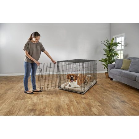 Petco 1-Door XX-Large Folding Dog Crate, 48-in L x 30-in W x 33-in H