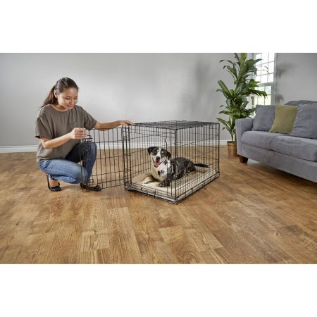 Petco 1-Door Large Folding Dog Crate, 36-in L x 23-in W x 25-in H