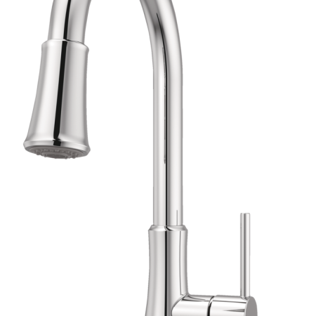 Pfister Classic Single Handle Pull Down Kitchen Faucet, Chrome