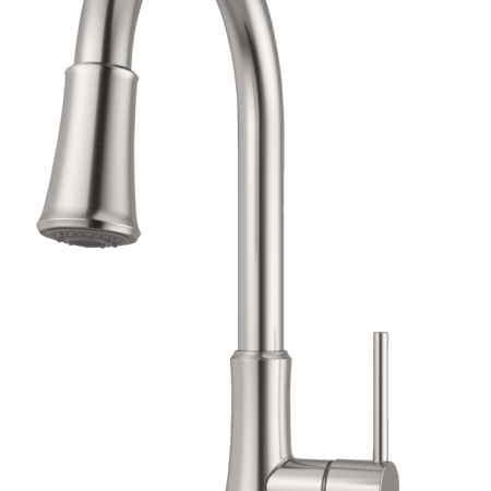 Pfister Classic Single Handle Pull Down Kitchen Faucet, Brushed Nickel