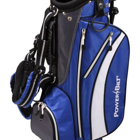 PowerBilt Junior Tour Golf Club Set, Lightweight, For Ages 5-8, Left-Hand, Blue