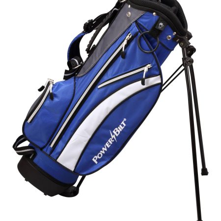 PowerBilt Junior Tour Golf Club Set, Lightweight, For Ages 5-8, Left-Hand, Blue