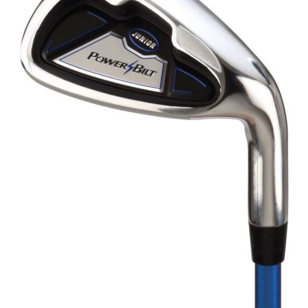 PowerBilt Junior Tour Golf Club Set, Lightweight, For Ages 5-8, Left-Hand, Blue