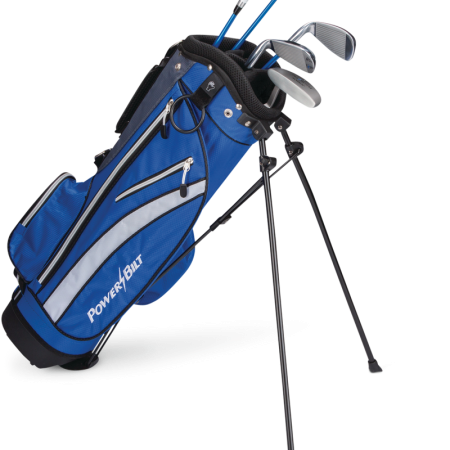 PowerBilt Junior Tour Golf Club Set, Lightweight, For Ages 5-8, Right-Hand, Blue