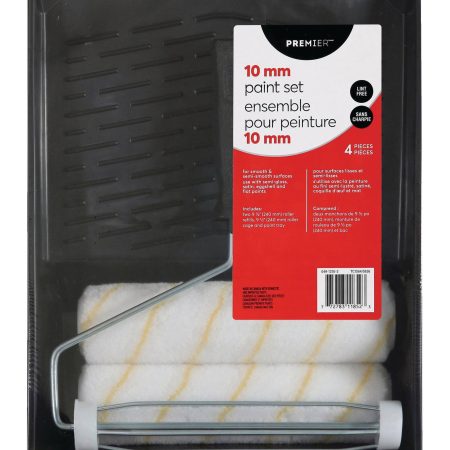 Premier Lint Free Paint Roller Set, 4-pc, 9.5-in